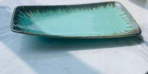 Turquoise Oval Serving Platter