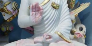 Multicolor Marble Gautam Buddha Statue