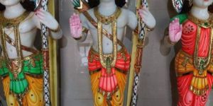 Multicolor Marble RAM Darbar Statue