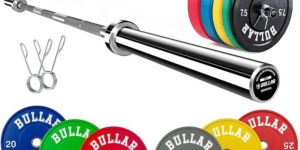 Bumper Plates with Olympic Barbell