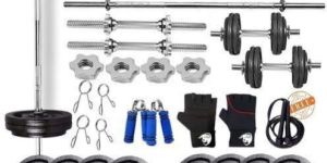 Cast Iron Home Gym Set Combo