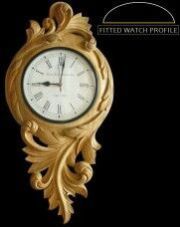 Scrolled Acanthus Wall Clock