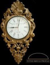 Shall and Grapevine Wall Clock