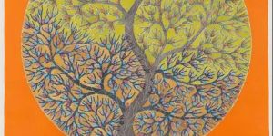 sabha - discussion acrylic painting