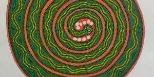Snake Spiral Painting