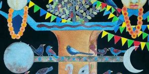 Tulsi Vivah Painting