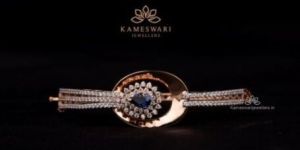 Swarovski Studded Gold Bracelet