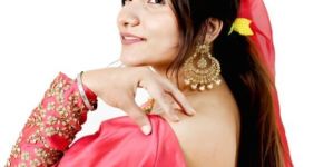 Red Straight Hand Embroidered Suit Set