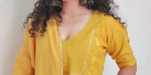 Yellow Gotta Flower Suit Set