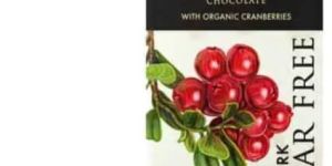 ZEVIC DARK BELGIAN COUVERTURE CHOCOLATE WITH ORGANIC CRANBERRIES