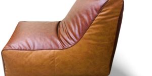 Dual Tone Queen Wide Lounger Golden Light Brown Bean Bag