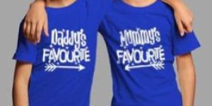 SIBLING T-SHIRT MUMMY DADDY'S FAVOURITE