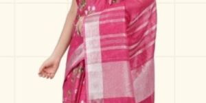 Linen by Linen with Embroidery Sarees