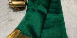 Mangalagiri Saree with Zari Weaving and Sequence