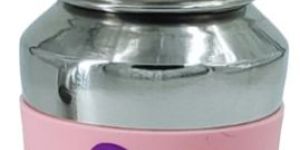 Voik Vega Silicone Sleeve Pink Smile Print Baby Feeding Bottle 140ml