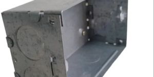 Rectangular 8 Way Mild Steel Electrical Junction Box
