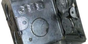 Square 8 Way Mild Steel Electrical Junction Box