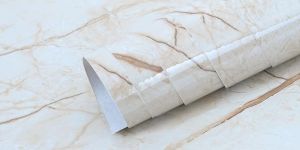 Cream Marble Adhesive Wallpaper Sticker 033 60*200Cm