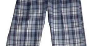Cotton Check School Uniform Pant