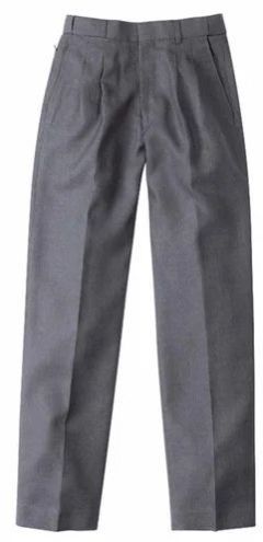 Cotton Pant Plain Grey School Uniform