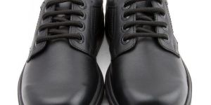 Boys Black School Shoes