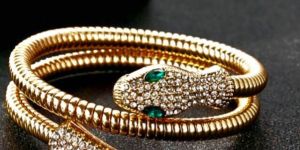 Golden Snake Bracelet