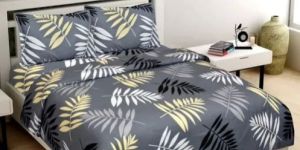 GLACE COTTON DOUBLE BED SHEET