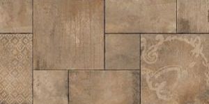 Roman Decor Stone Punch Decorative Floor Tiles