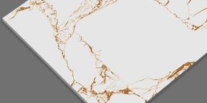 Sahara White Gold Gloster Finish Vitrified Floor Tiles