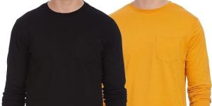 Mens Plain Full Sleeve T Shirt