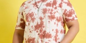 Mens Printed Round Neck T Shirt