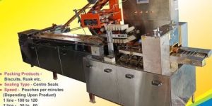 PLC Model Family Pack Biscuit and Rusk Packaging Machine