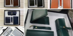 Mens PU Leather Corporate Gift Set