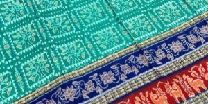 Ladies Printed Sambalpuri Pata Cotton Saree