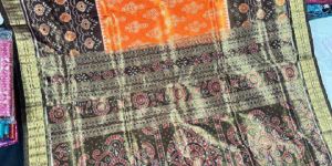 Ladies Printed Sambalpuri Silk Saree