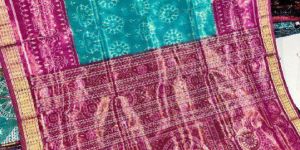 Ladies Printed Sambalpuri Tissue Silk Saree