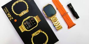 Ultra Smart Golden Watch 24K Gold Edition