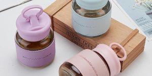 Portable Handle Mini High Borosilicate Glass