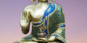 Brass Buddha Idol
