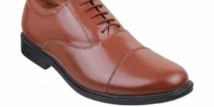 Mens Tan Oxford Lace up Formal Shoes
