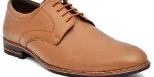Mens Tan Softy Leather Shoes