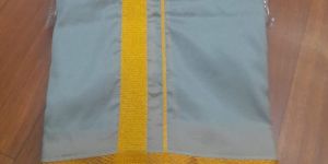 Mens Asha Pattu Double Dhoti