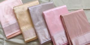 Mens Asha Silk Big Border Dhoti