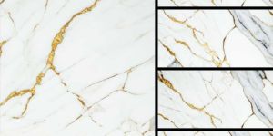 Mandala Gold Glossy Vitrified Wall Tiles