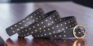 Women Studded Leather Belt