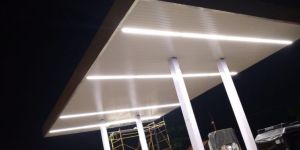 Crompton Square 80 Watt LED Canopy Light