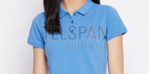 Ladies Polo Neck T Shirt