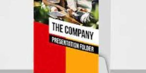 Foldable Advertising Folder