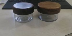 Wooden Cap Glass Jar