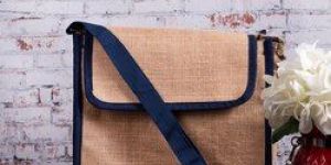 Plain Jute Sling Bag